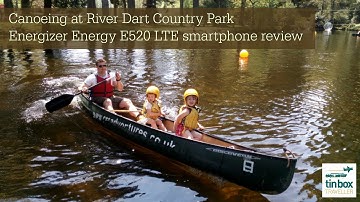 Canoeing at River Dart Country Park - Energizer Energy E520 LTE smartphone review | AD Paid
