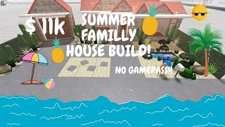 11K! BLOXBURG: FAMILY HOUSE BUILD, NO GAMEPASS!!