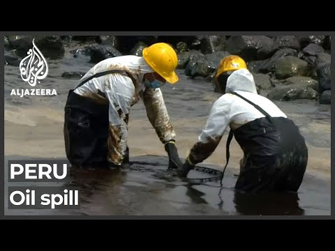 ‘Catastrophe’: Peru oil spill clean-up to take weeks