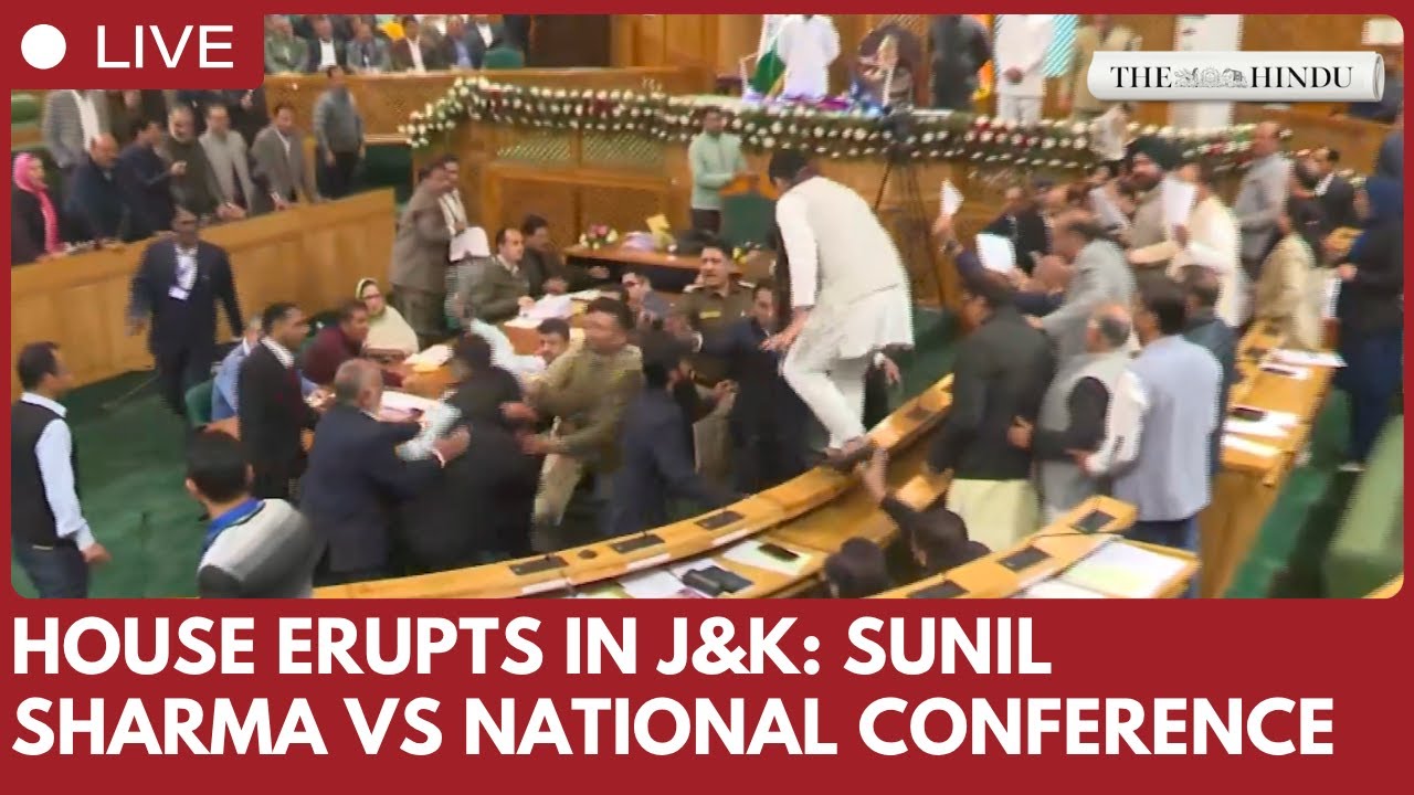 J&K Assembly Ruckus as BJP’s Sunil Sharma accuses NC government of corruption in PHE department