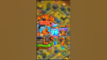 FURNACE ZAP QUAKE IS INSANELY STRONG !! #clashofclans
