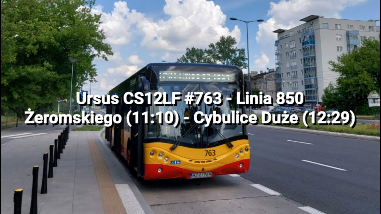 Linia 850 | Ursus CS12LF #763 - KM Łomianki