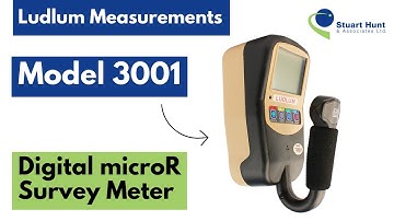 Model 3001 Multi-Detector Digital Survey Meter | Ludlum Measurements