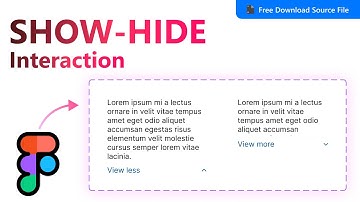 How to Create Show/Hide Text Interaction in Figma | Step-by-Step Tutorial