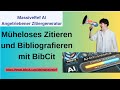 Müheloses Zitieren und Bibliografieren mit BibCit