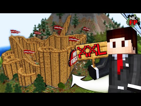 XXL Fortschritt an ACHTERBAHN 🎢 Minecraft Freizeitpark