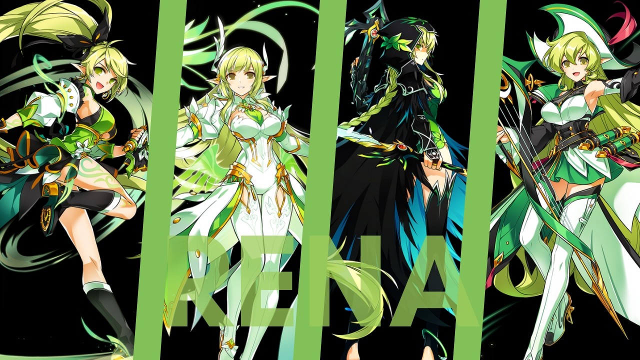 [Elsword] 레나 비전서(A) 스킬 모음 / RENA Mods Skills(A) - YouTube