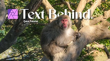 How To Place Text Behind Anything In Affinity Photo