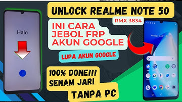 BYPASS FRP GOOGLE ACCOUNT REALME NOTE 50‼️ RMX3890 DONE TANPA PC ⁉️