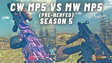 CW MP5 vs MW MP5 (REDUX) in WARZONE: CW SEASON 5: Launch | Gun Comparison | Payload Gameplay