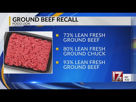 Food Lion recalls ground beef products sold at Roanoke Rapids store
