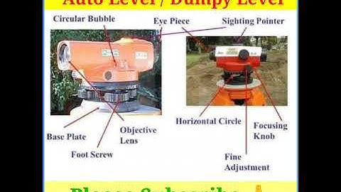 Parts of Dumpy Level / Automatic Level | Civil Academy 🗼 | #shorts #3r_ca