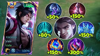 TOP GLOBAL VALE ABUSE THIS NEW BRUTAL 1 HIT BUILD!! ( 100% Broken ) - MLBB
