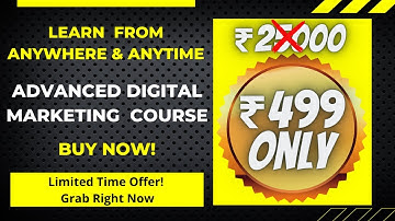 Digital Marketing Course in Tamil by Amudhakumar for Just 499 INR