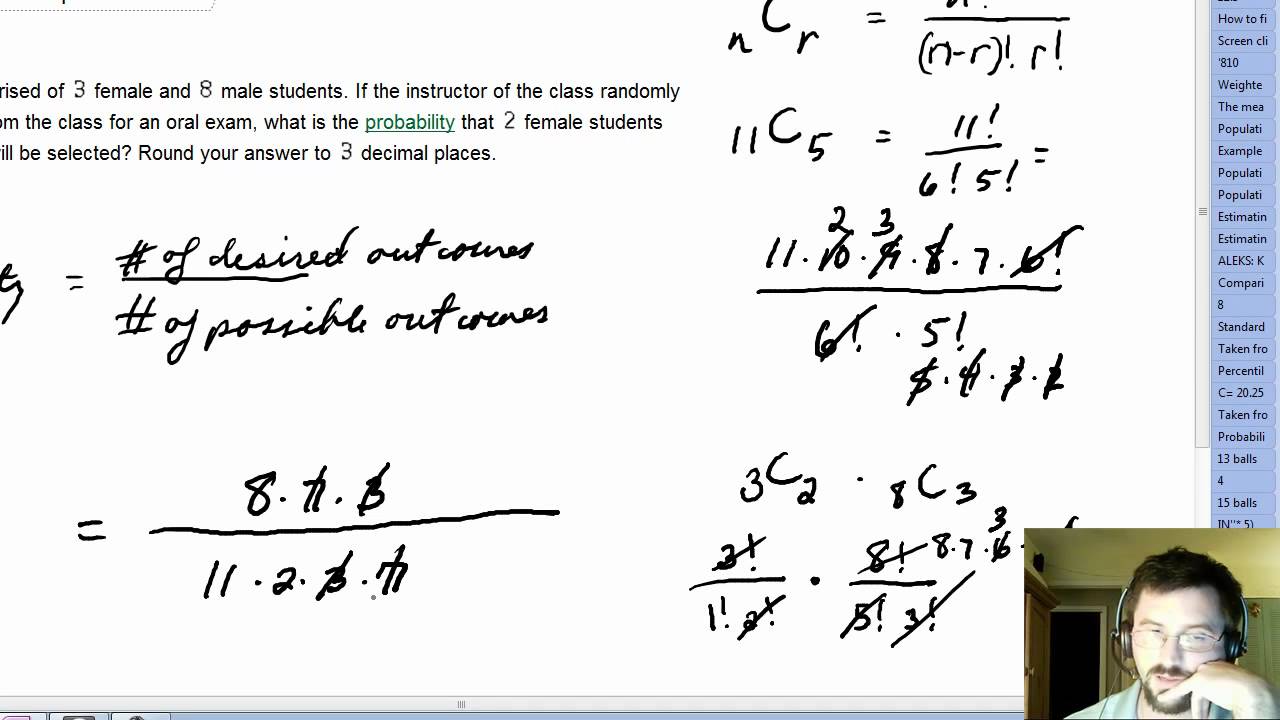 Probability Without Replacement Formula