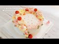 几分钟教你做出一个美哒哒的奶油裱花蛋糕 How to decorate a cake with cream