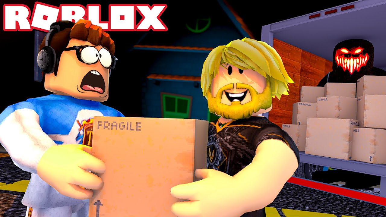 Jeg FLYTTER! men der bor et MONSTER?! *ALLE SLUTNINGER + HEMMELIG* :: Roblox Moving Day Dansk
