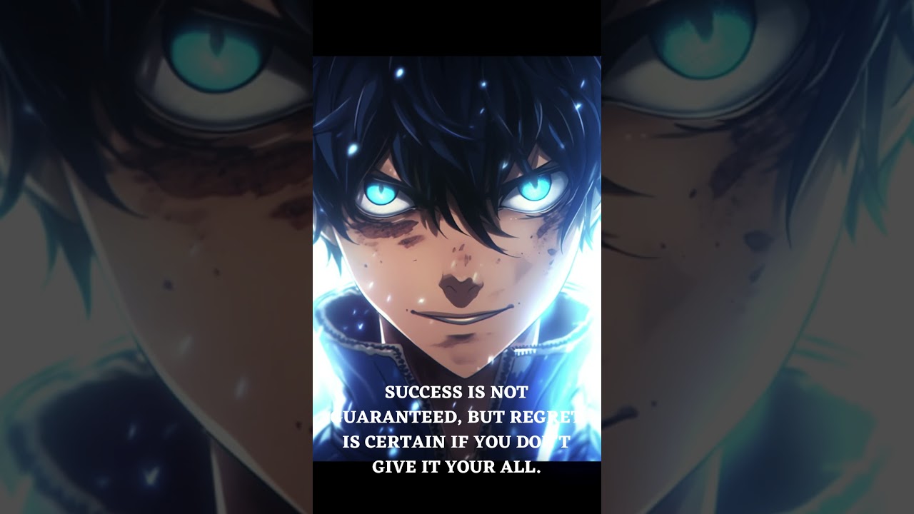 Isagi Blue Lock Anme Quotes 