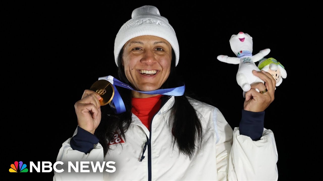 Elana Meyers Taylor on winning gold in monobob at the Winter Games