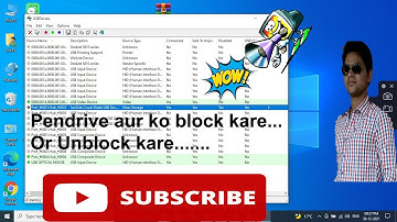 USB blocker and unlocker .... application is video mer pura dekhe....