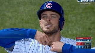 WS2016 Gm5: Bryant steals second, advances to third