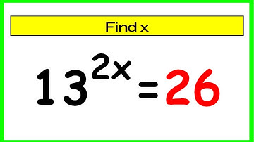 🔴Solving Exponential Equations | Find the Value Of X