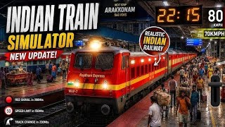 Enjoy the beautiful train trails with the Indian Train Simulator Driving game.#tren​ #kids​#travel  screenshot 4