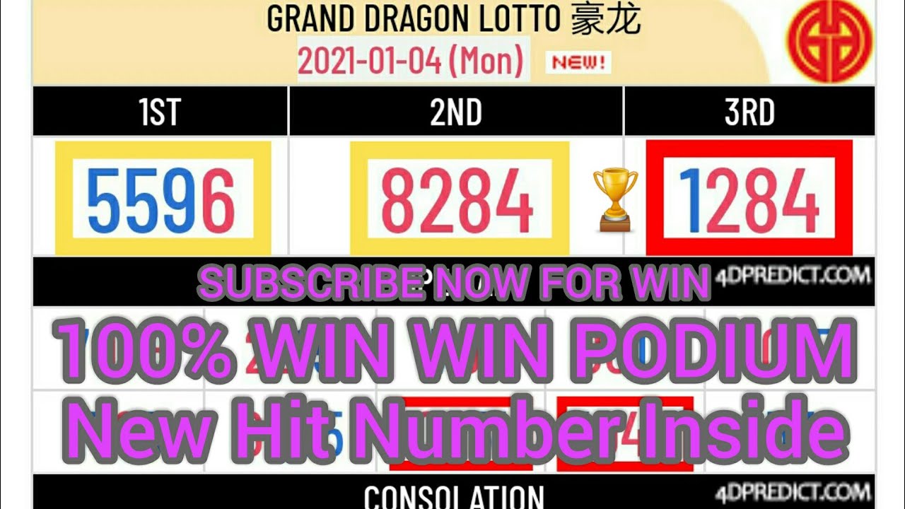 Grand Dragon Lotto 4d Chart 05 01 2021 Youtube