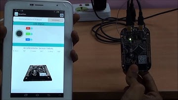 Bluetooth Demo with Accelerometer on Freescale FRDM KL25Z Board