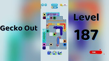 🎮 Gecko Out Level 187 Walkthrough | Go Answer 🦎