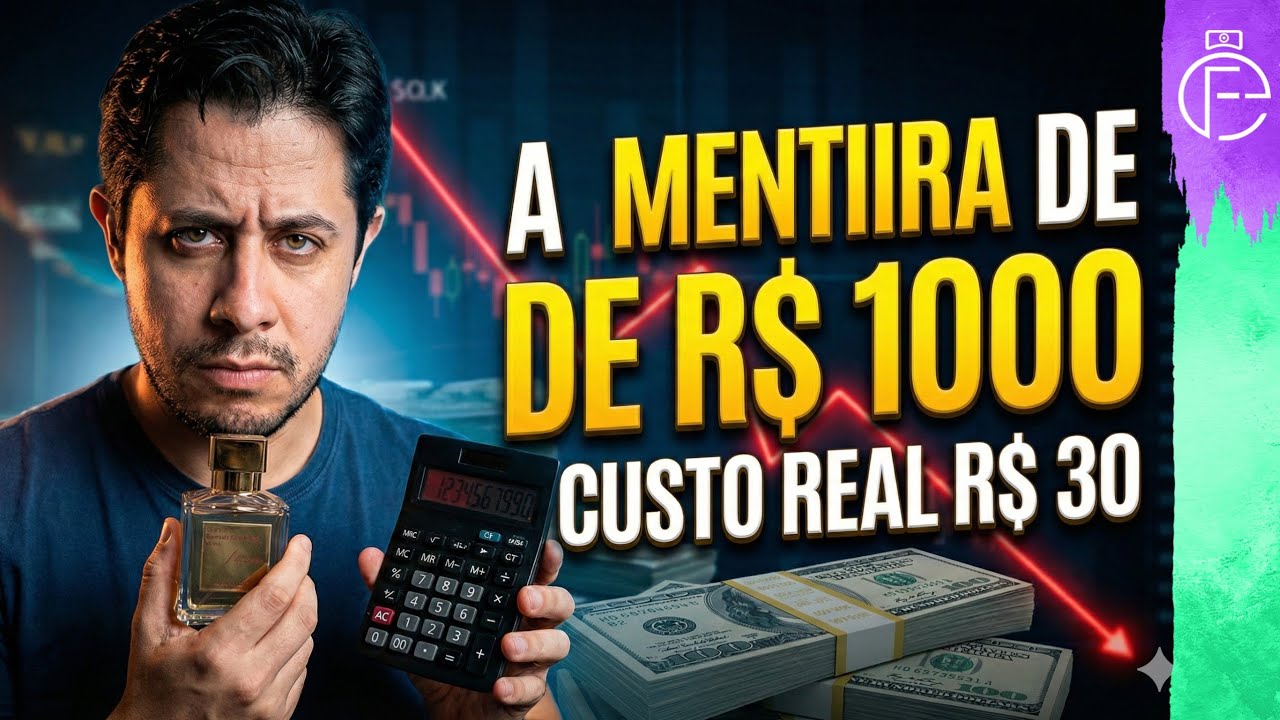 A MENTIRA de R$ 1.000: Quanto Custa o Líquido do Seu Perfume Favorito?
