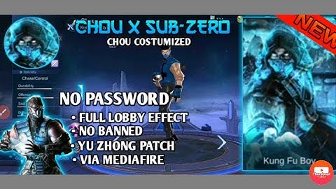 CHOU X SUB-ZERO (CHOU CUSTOMIZED) - NO BANNED - NO PASSWORD - BY JONEL GAMING