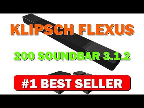 Klipsch FLEXUS-200-SOUNDBAR 3.1.2 Sound System Soundbar with a Klipsch FLEXUS-10-SUB 10 - B0CZPP9JHB