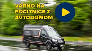 Varno na počitnice z avtodomom ali bivalnim kombijem 🚐