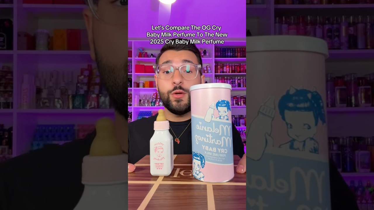 lets compare the OG crybaby milk perfume to the 2025 crybaby milk perfume 