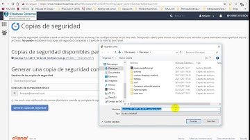 Cómo hacer una Copia de Seguridad de un sitio web en cpanel