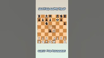 Scotch game trap #chess #siciliandefense #chessstrategy #puzzle