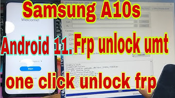 how to Samsung A10s (A107f) frp unlock in one click via UMT Pro dongle Android 10 / mcmm tel