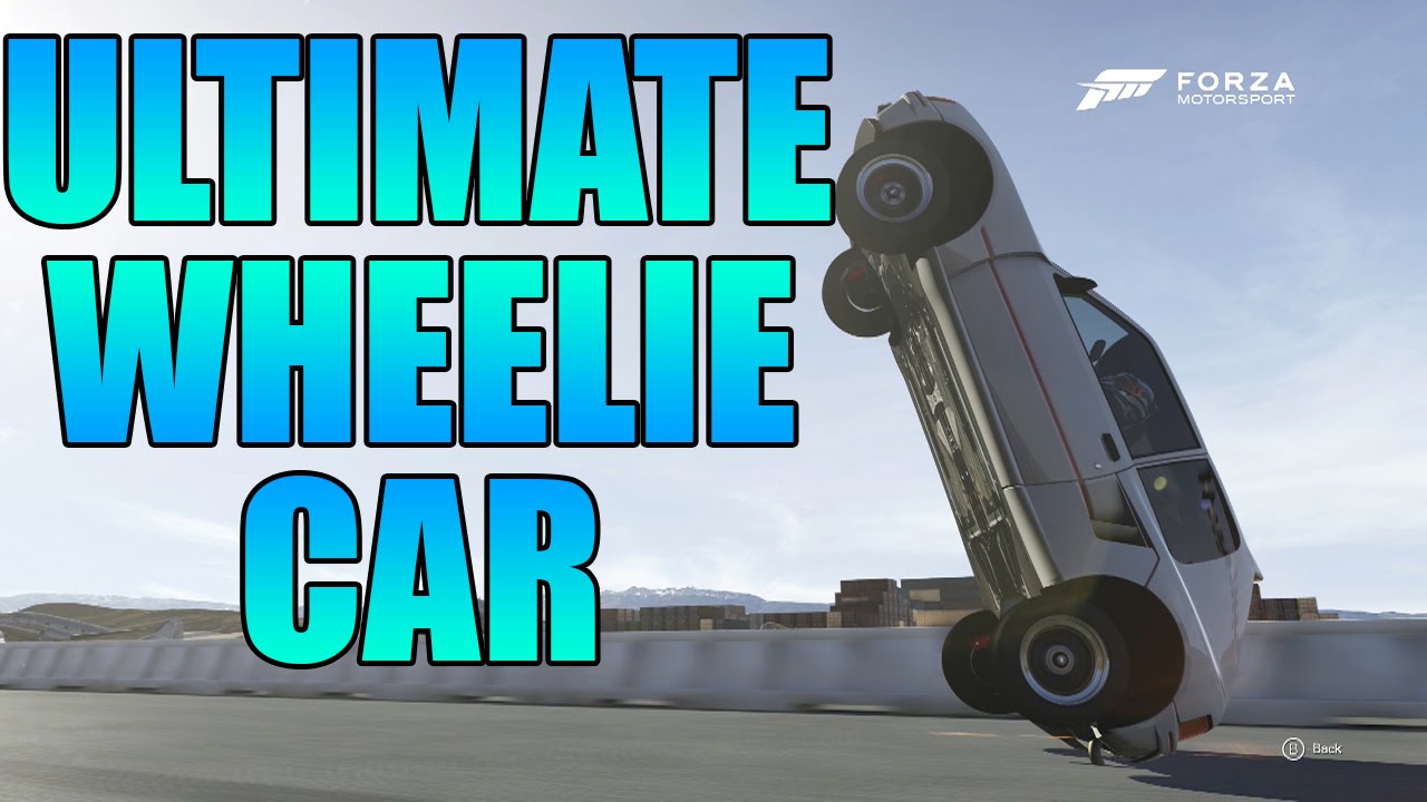FORZA 6 - MOST INSANE WHEELIE CAR IN THE GAME !!!!