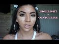 HOW I CONTOUR + HIGHLIGHT MY FACE! | AMBER ROSE OATMAN