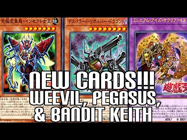 New Yu-Gi-Oh! Cards for Pegasus, Weevil, & Bandit Keith - EPIC NEW SUPPORT!