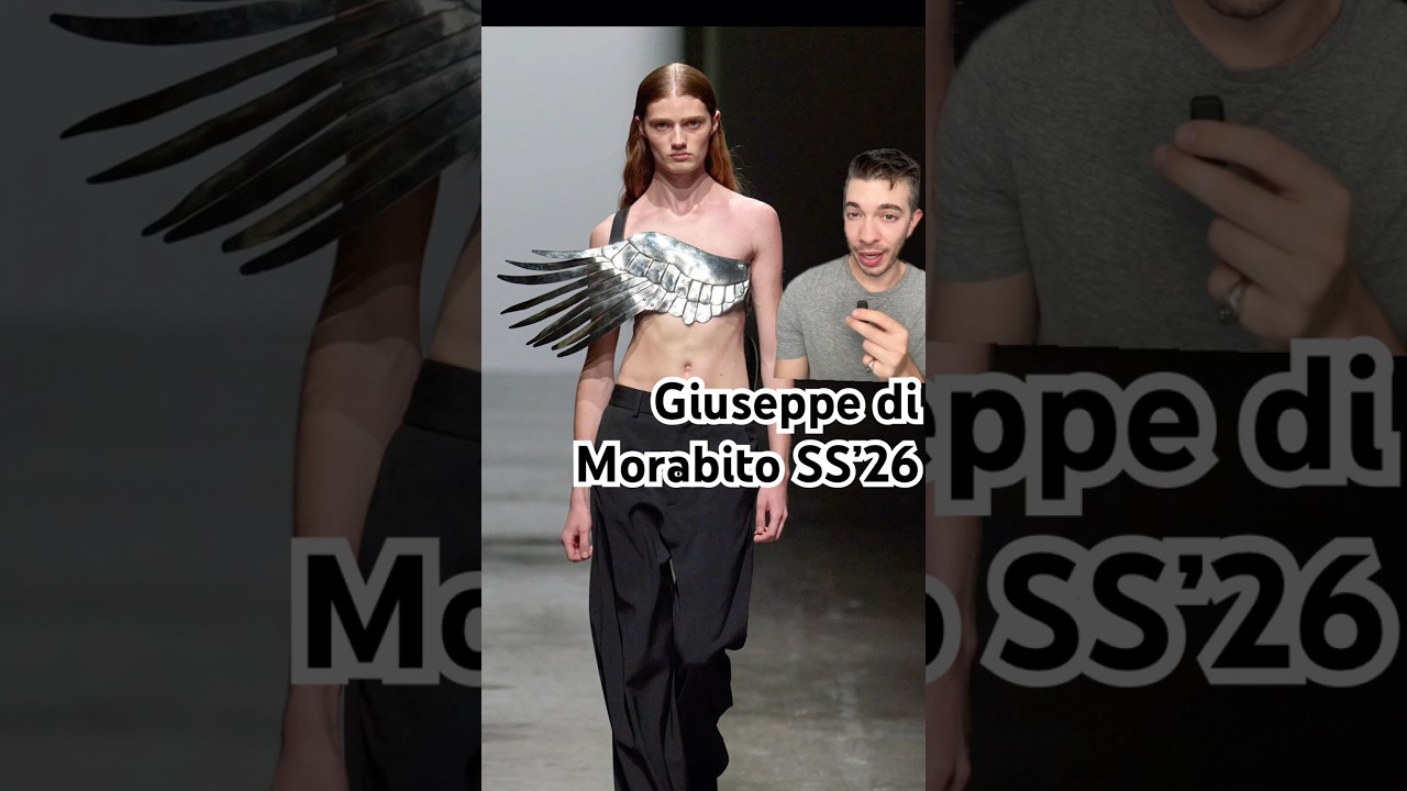 Высокомерие высокой моды 🪽🔥 Джузеппе ди Морабито весна 2026 