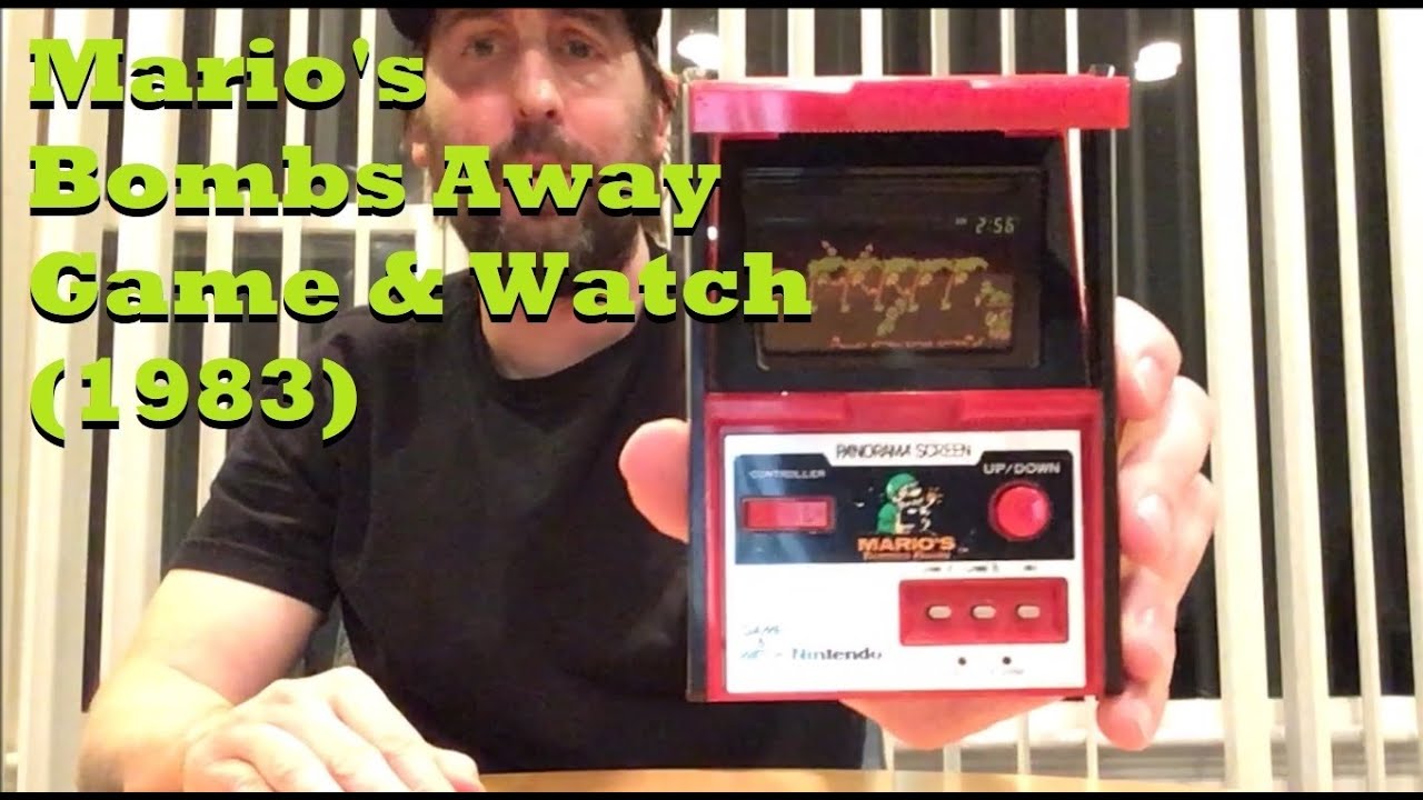 Mario's Bombs Away Vintage NINTENDO Game & Watch - Mike's Toys