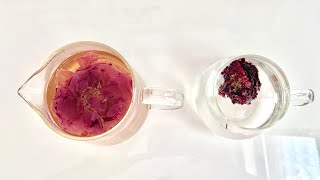 How to brew whole flower teas