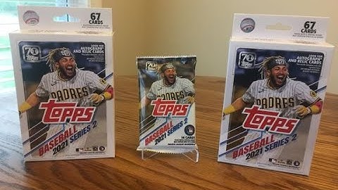 2021 Topps Series 2 Hanger Boxes and Retail Pack *Cool Chrome Cards!*