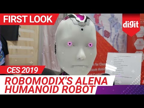 CES 2019: Robomodix's Alena Humanoid Robot | Digit.in