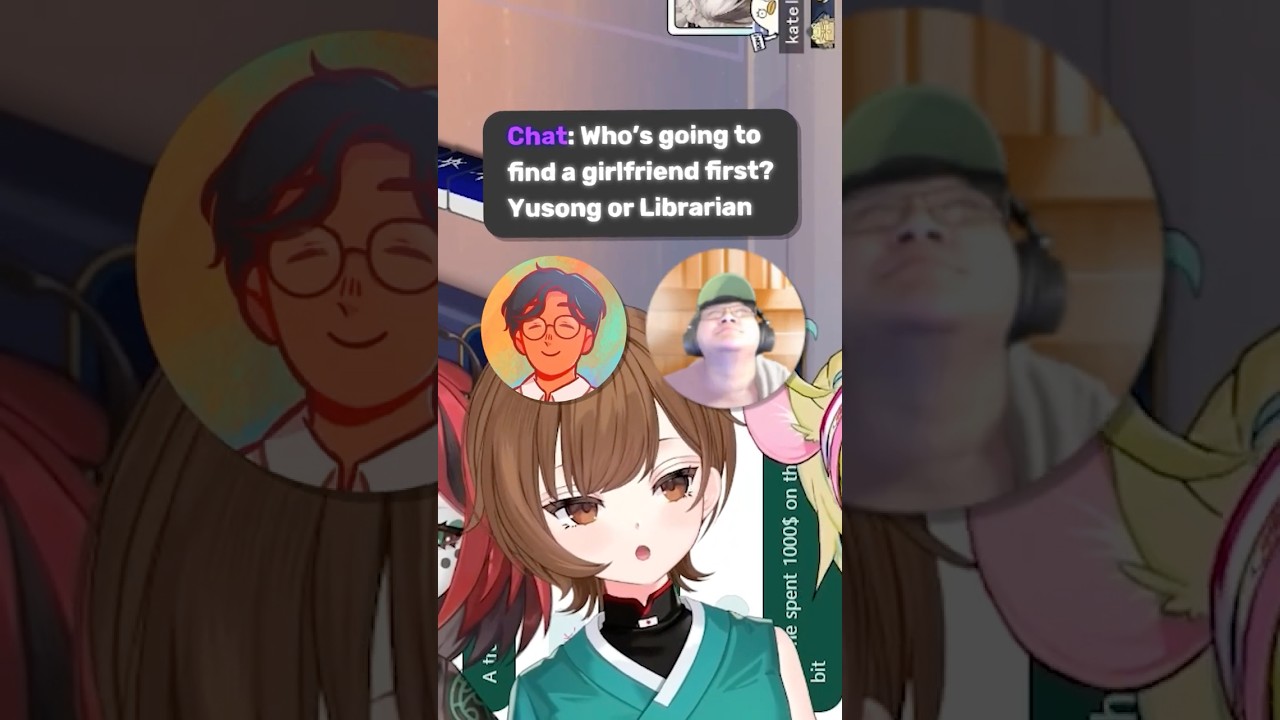 Who’s Going to Find a Girlfriend 1st? @YusongYT or @TheLibraryofLetourneau #vtuber #envtuber