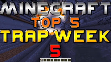 Minecraft PVP | MCPVP Top 5 | Trap Week 5 Living Tank Blasts