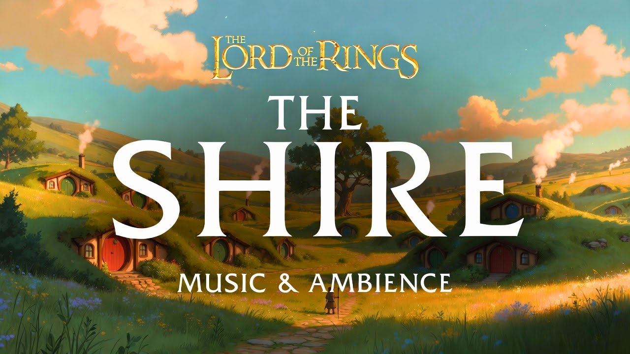 Lord of the Rings | The Shire | Ambient Music for Studying, Working & Deep Focus | 4 Hours