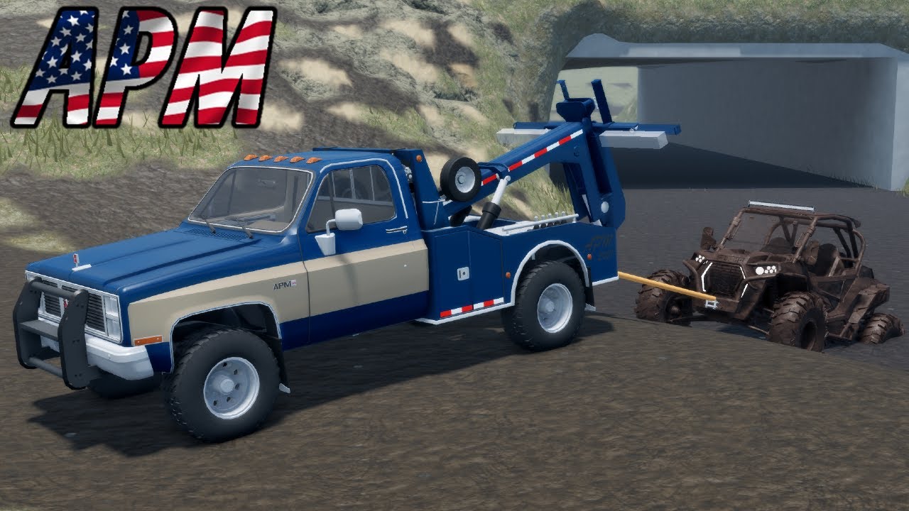 Я спас квадроцикл, который затонул в грязи! | Roblox American Plains Mudding